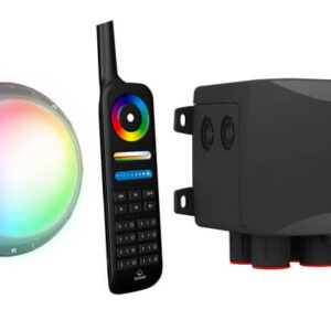 Aqualumin Sonar Retro Pool Light with Remote, Transformer and 80' Cable